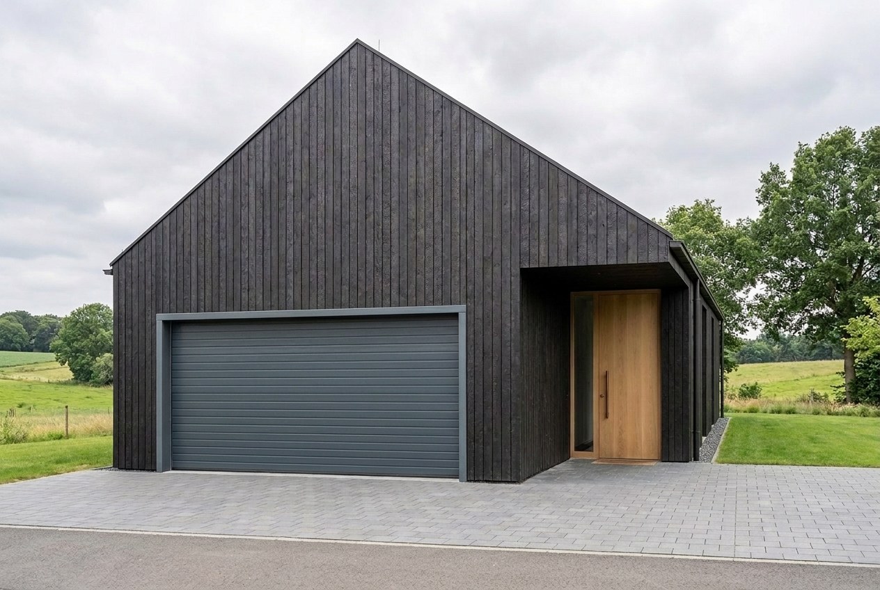Die Garage, naheliegende Lösung (KI-Visualisierung)